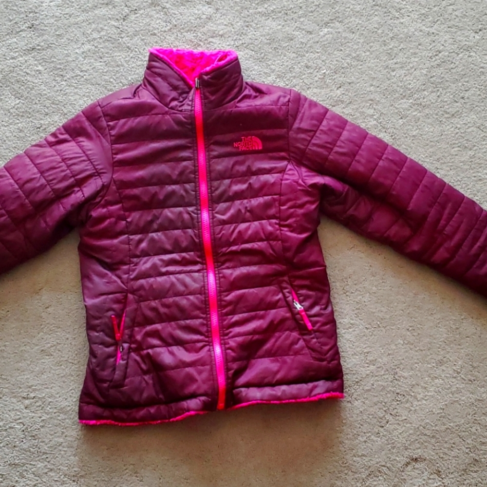 Girls 10/12 The NorthFace reversible coat